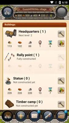 Tribal Wars android App screenshot 1